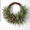 30" Pine & Pinecone Christmas Wreath on Twig Ring